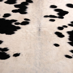 Luxury Brown & White Cowhide Rug for Bedroom - Living Room - Hypoallergenic, Non-Slip Suede Back, Non-Shedding - Free Shipping Across UK!