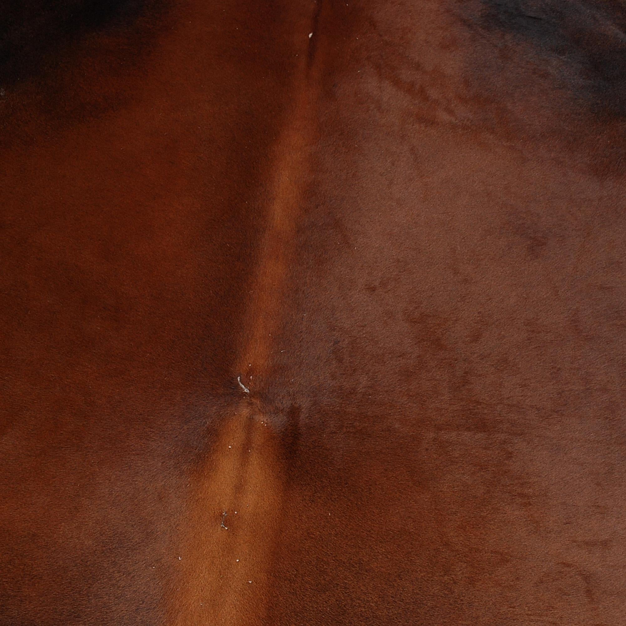 Luxurious Hypoallergenic Cowhide Rug with Stunning Red & White Animal Pattern - Non-Slip Suede Backing - Large Size - Versatile and Durable - Celestial Leather Limited