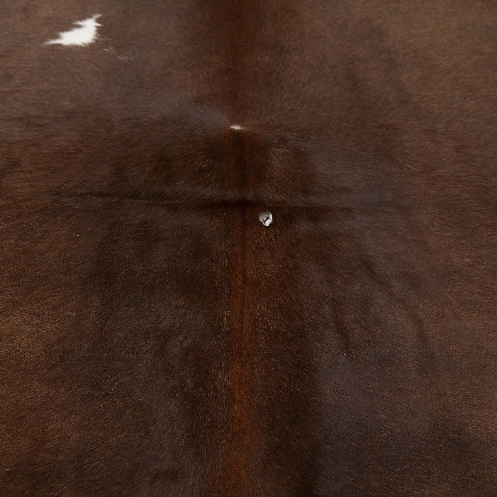 Luxurious Brown & White Cowhide Rug | Hypoallergenic - Non-Slip | Top Quality Natural Cow Skin for Home Decor - Upholstery - Free Shipping