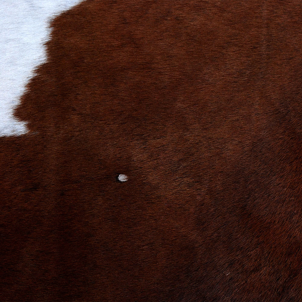 Luxury Red and White Cowhide Rug - Hypoallergenic, Non-Slip, Non-Shedding - Large Size for Elegant Home Décor - Celestial Leather Limited